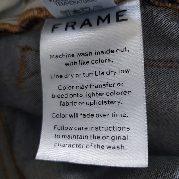 FRAMELe High Skinny Raw Edge Slit Rivet Jeans - Picture 13 of 13